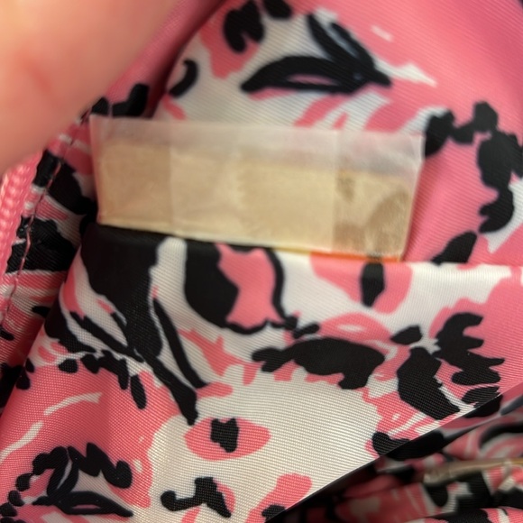 New Lilly Pulitzer Hanging With My Boo Packable Tote, Hibiscus Pink, Rare! - Picture 6 of 8